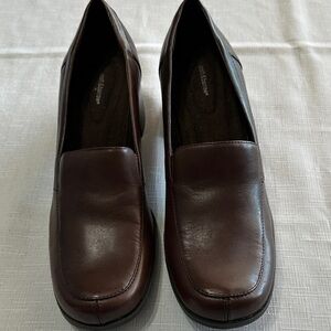 Croft & Barrow Dark Brown Leather Heels